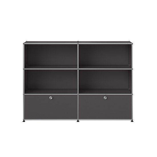 Sideboard USM Haller, Grigio antracite (QS M65)
