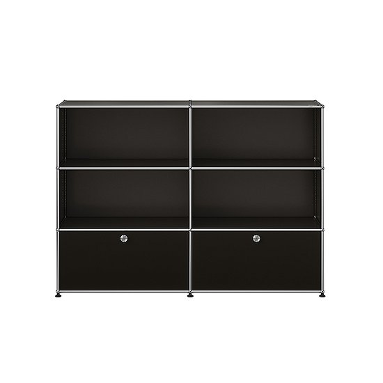Sideboard USM Haller, Nero grafite (QS M65)