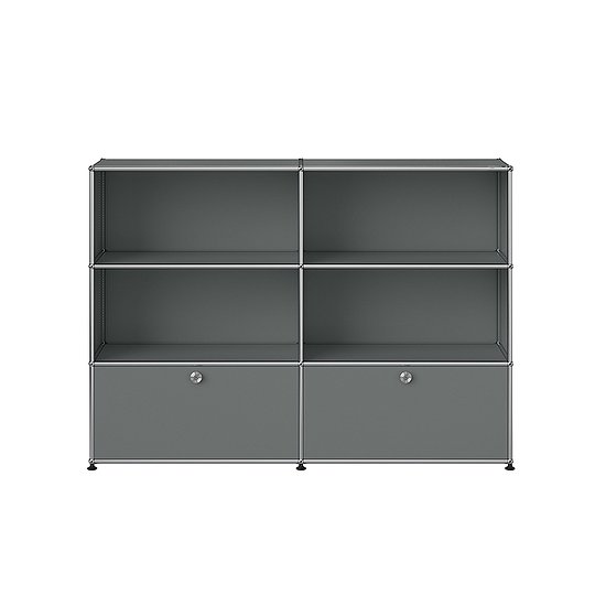 Sideboard USM Haller, Grigio medio (QS M65)