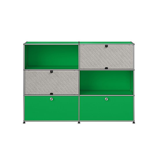USM Haller Sideboard, USM Grün, grau (QS M66)