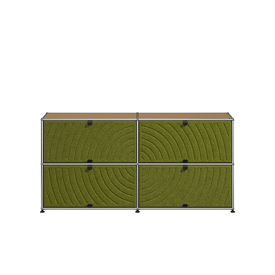 USM Haller Sideboard, USM Beige, grün (QS M68)
