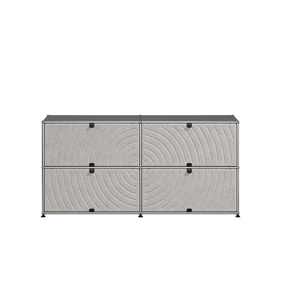 USM Haller Sideboard, Mittelgrau, grau (QS M68)