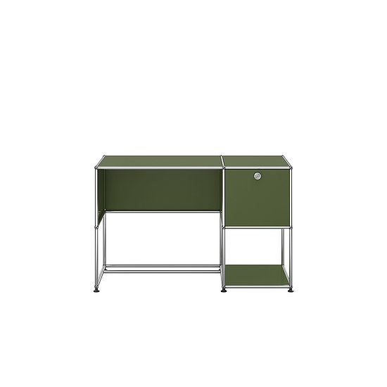 USM Haller Schreibtisch, Olivgrün (QS B21)
