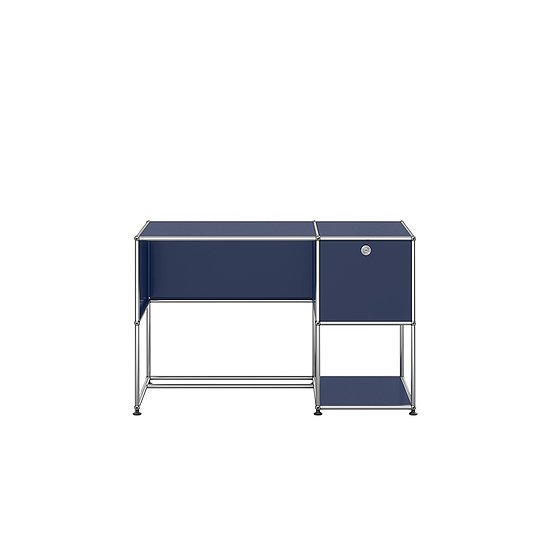 USM Haller Schreibtisch, Stahlblau (QS B21)