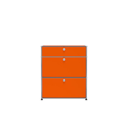Mobilio contenitori USM Haller (Arancione puro)
