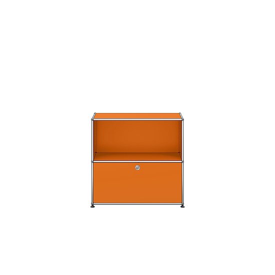 Mueble auxiliar USM Haller, Orange pur (QS M62)