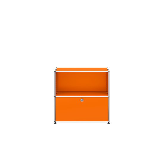Mueble auxiliar USM Haller, Orange pur (QS M62)