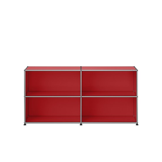 USM Haller Sideboard, USM Rubinrot (QS M67)