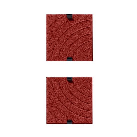 USM Haller Soft Panel, 350, rund, Rot (QS SPR3)