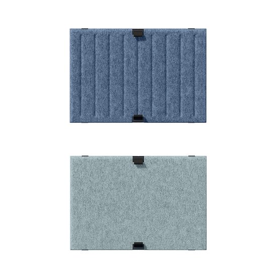 USM Haller Soft Panel, 500, vertikal/blanko, Blau, hellblau (QS SPV2)