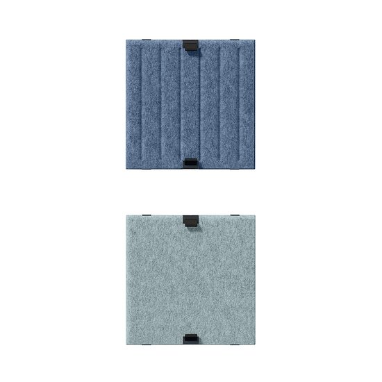 USM Haller Soft Panel, 350, vertikal/blanko, Blau, hellblau (QS SPV3)