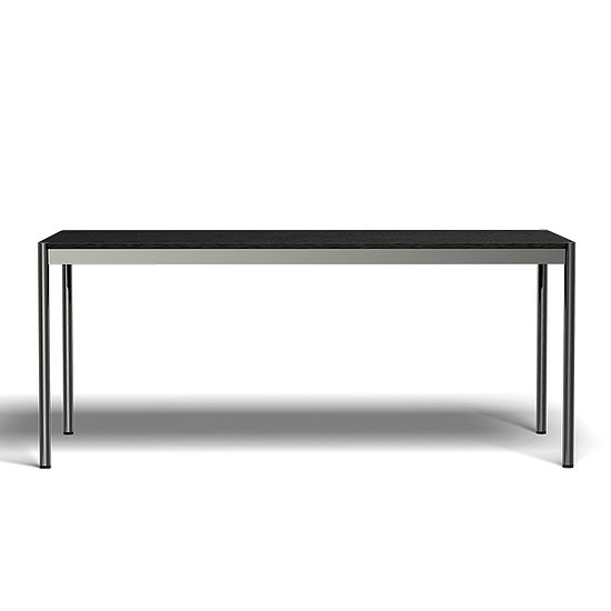 USM Haller Tisch (Eiche furniert, lackiert, schwarz)