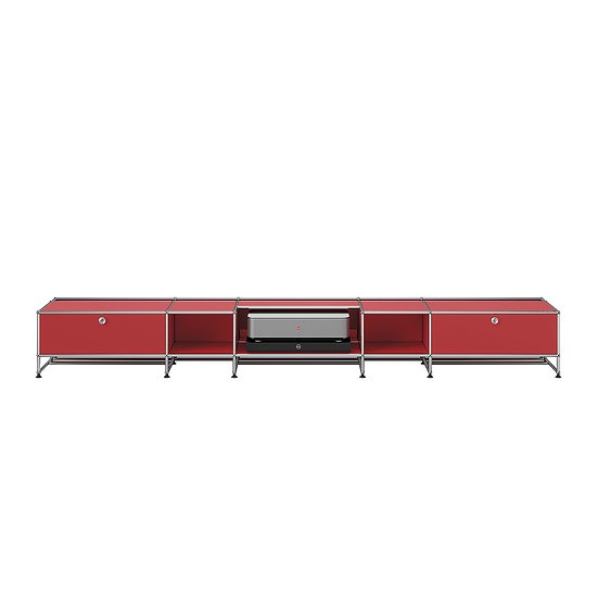 Sideboard USM Haller, Rosso rubino USM (ULC HO 120)