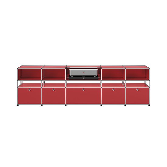 Sideboard USM Haller, Rosso rubino USM (ULC OF 100)