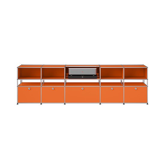 Sideboard USM Haller, Arancione puro (ULC OF 100)