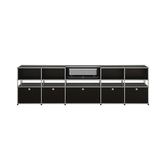 Sideboard USM Haller, Nero grafite (ULC OF 100)