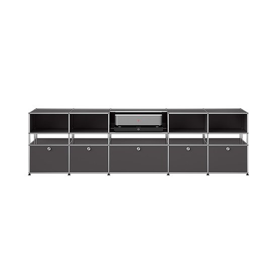 Sideboard USM Haller, Grigio antracite (ULC OF 100)