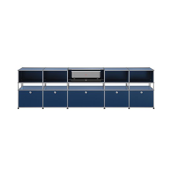 Sideboard USM Haller, Blu acciaio (ULC OF 100)