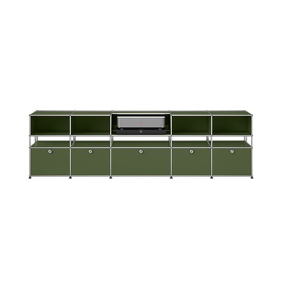 Sideboard USM Haller, Verde oliva (ULC OF 100)